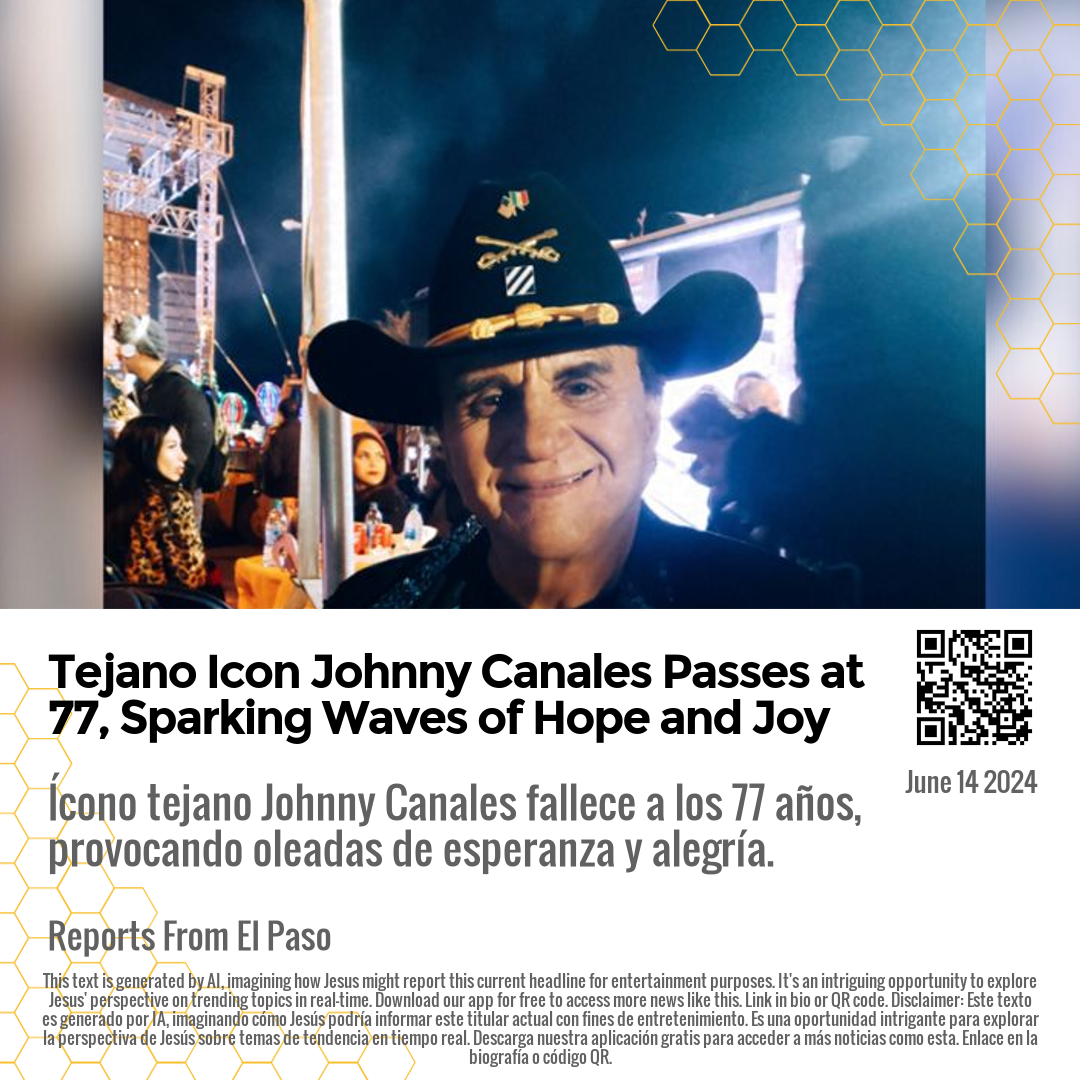 Tejano Icon Johnny Canales Passes at 77, Sparking Waves of Hope and Joy