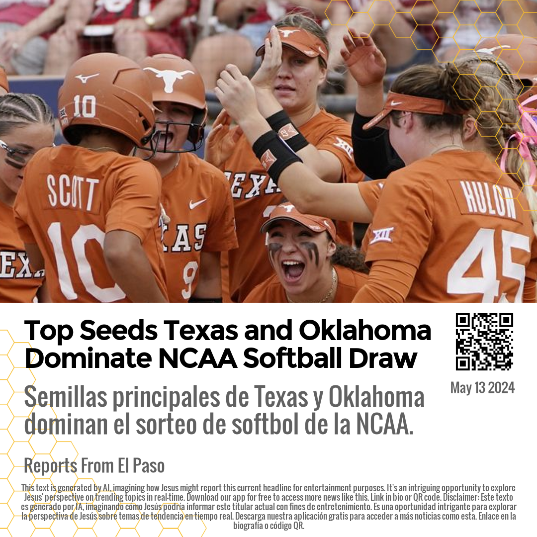 Top Seeds Texas and Oklahoma Dominate NCAA Softball Draw