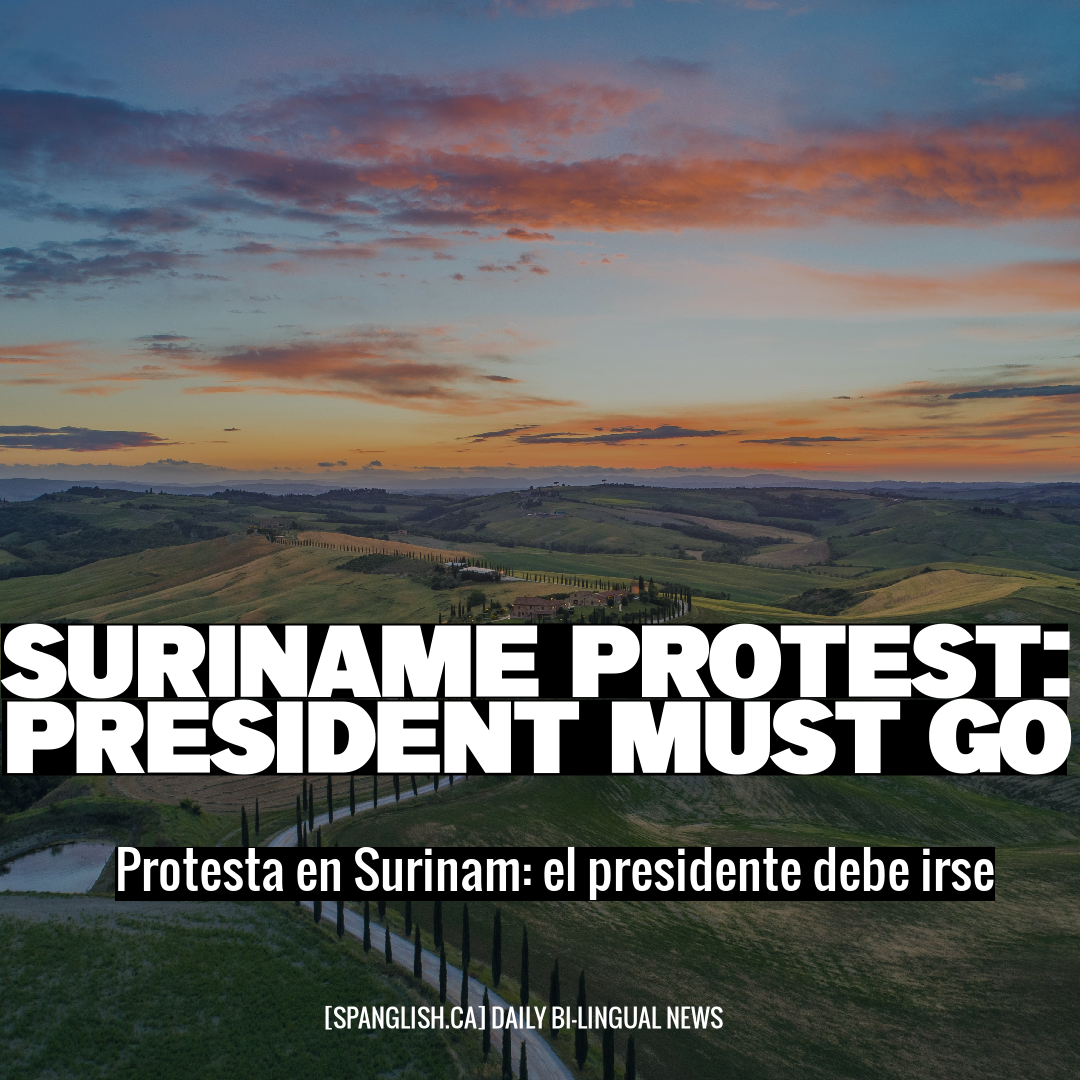 Suriname Protest: President Must Go