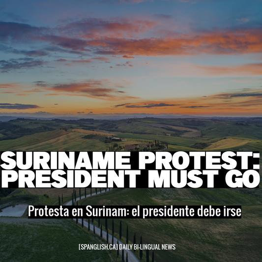 Suriname Protest: President Must Go