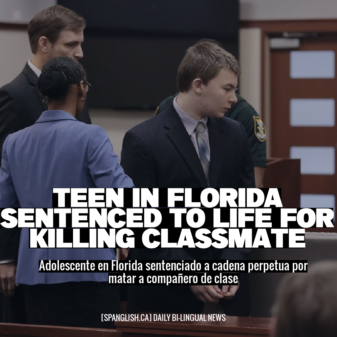 Teen in Florida Sentenced to Life for Killing Classmate