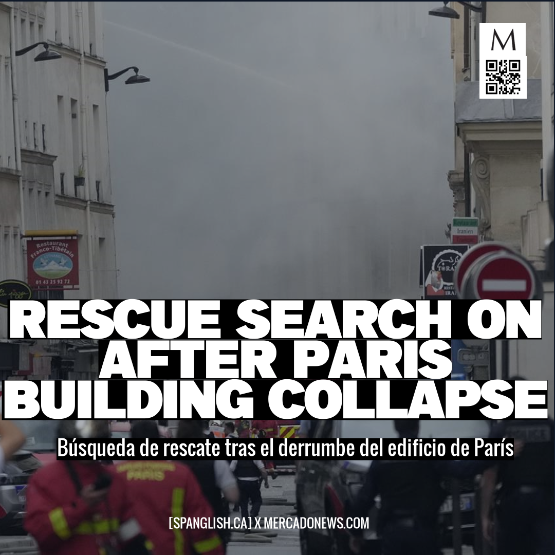 Rescue Search On After Paris Building Collapse