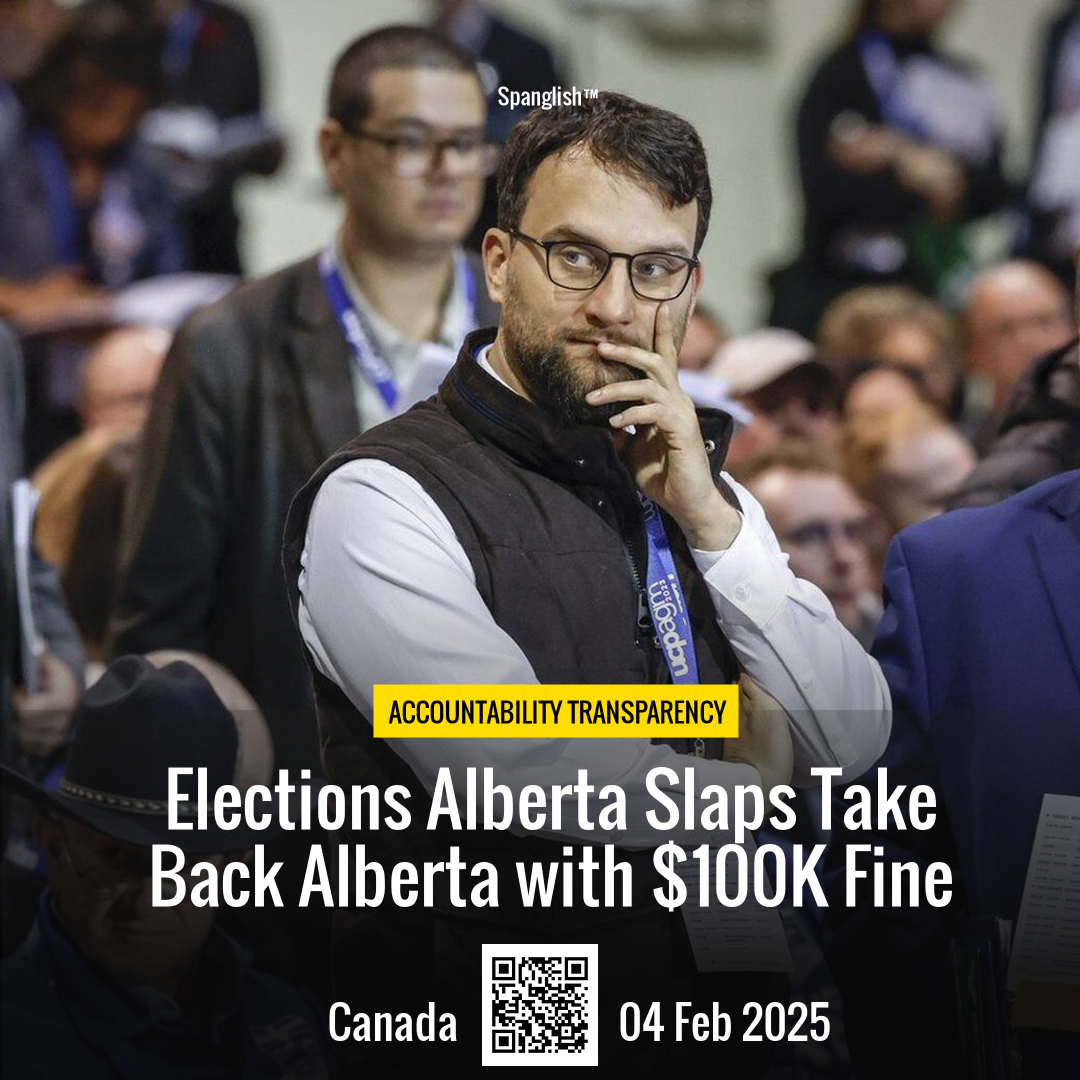 Elections Alberta Slaps Take Back Alberta with $100K Fine