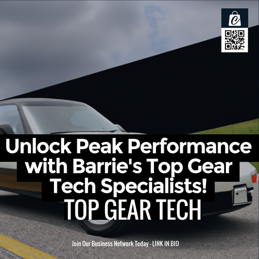 Unlock Peak Performance with Barrie's Top Gear Tech Specialists!