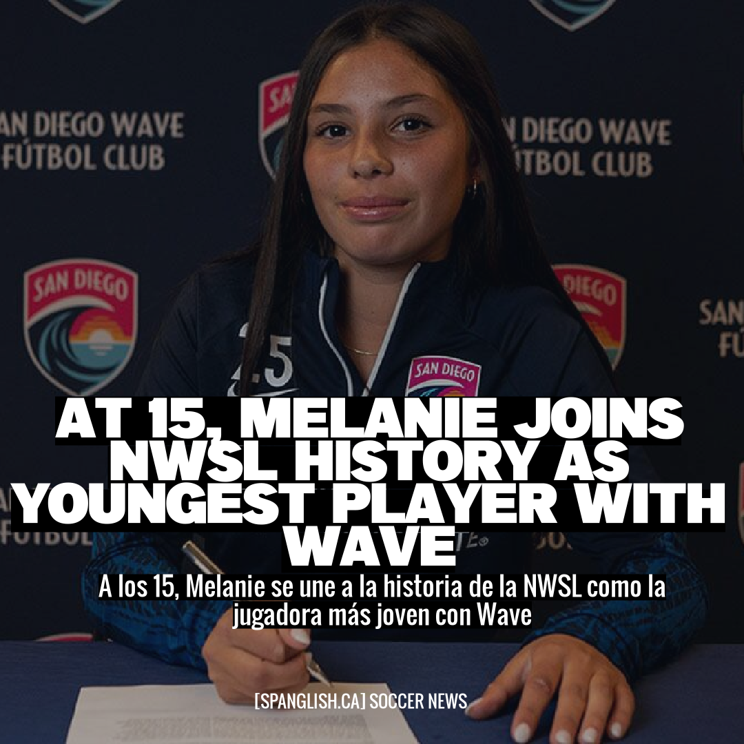 At 15, Melanie Joins NWSL History as Youngest Player With Wave