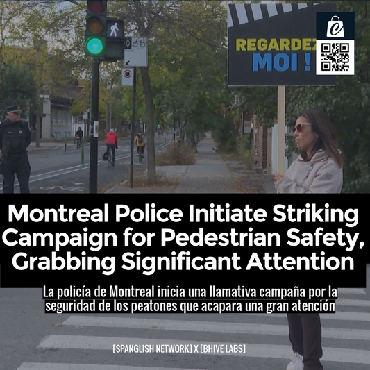 Montreal Police Initiate Striking Campaign for Pedestrian Safety, Grabbing Significant Attention