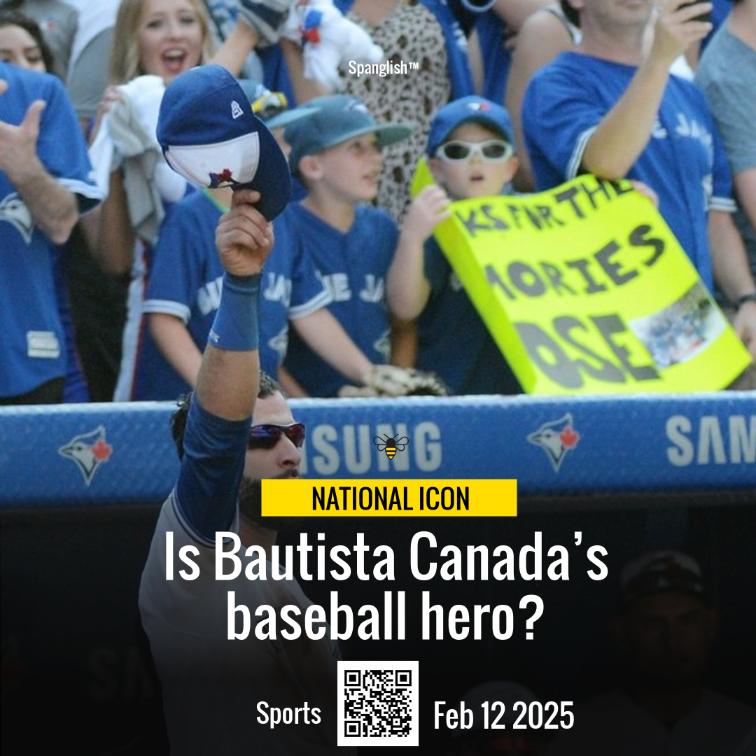 Is Bautista Canada’s baseball hero?