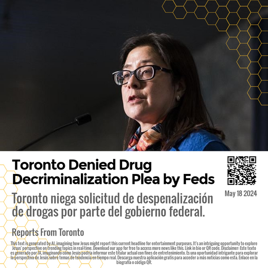Toronto Denied Drug Decriminalization Plea by Feds