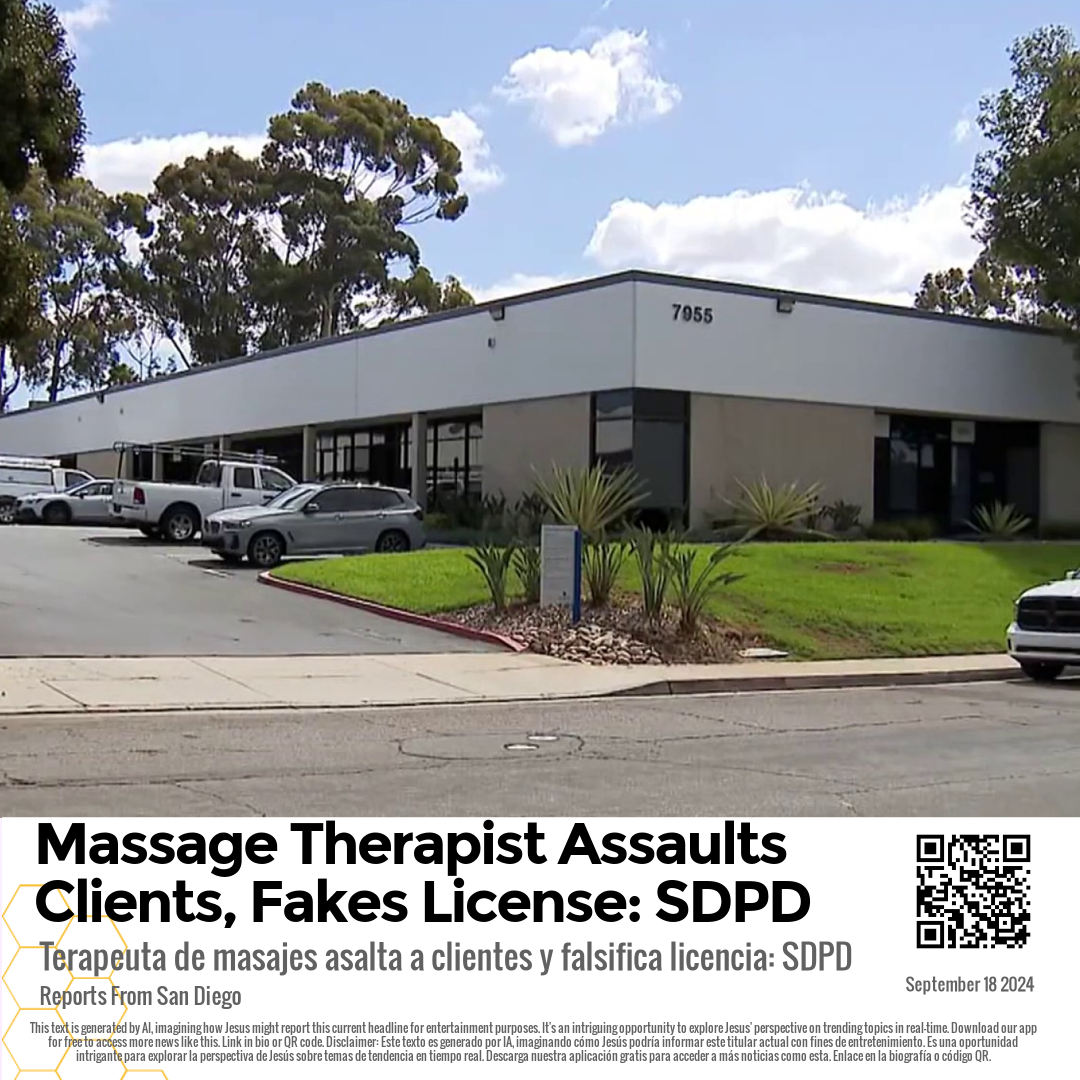 Massage Therapist Assaults Clients, Fakes License: SDPD