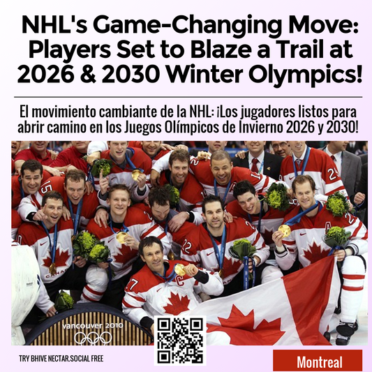 NHL's Game-Changing Move: Players Set to Blaze a Trail at 2026 & 2030 Winter Olympics!