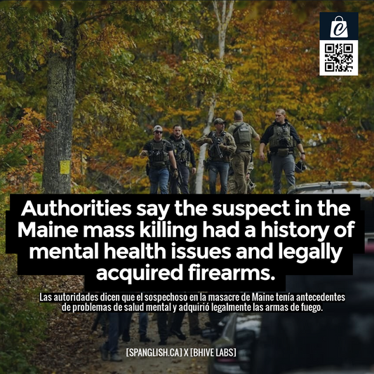 Authorities say the suspect in the Maine mass killing had a history of mental health issues and legally acquired firearms.