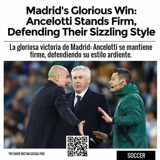 Madrid's Glorious Win: Ancelotti Stands Firm, Defending Their Sizzling Style