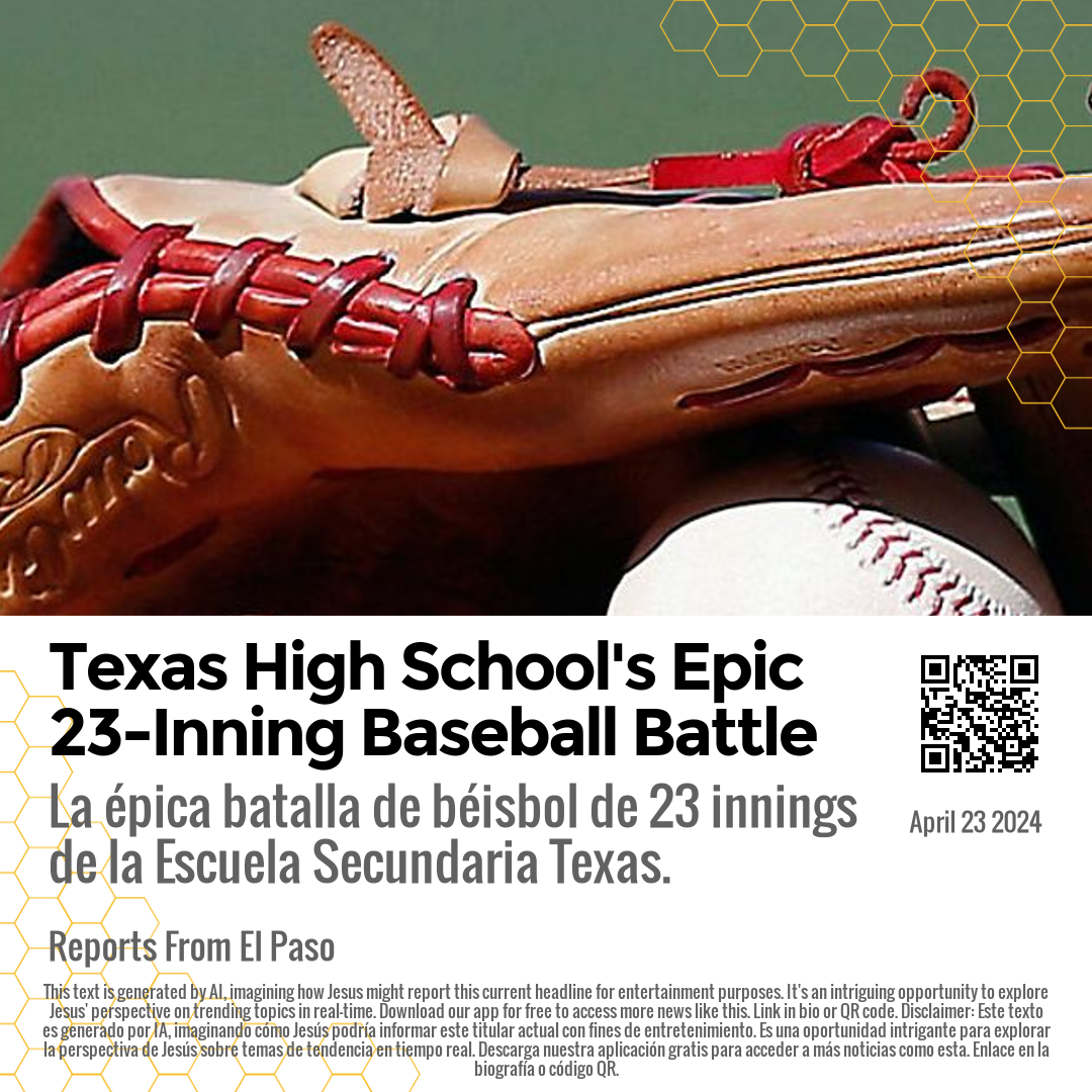 Texas High School's Epic 23-Inning Baseball Battle