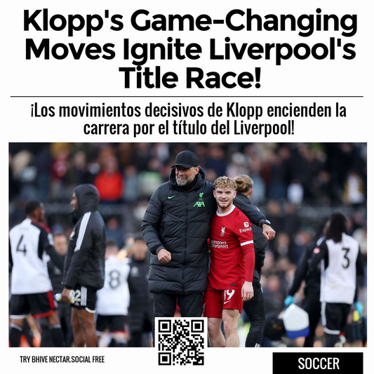 Klopp's Game-Changing Moves Ignite Liverpool's Title Race!