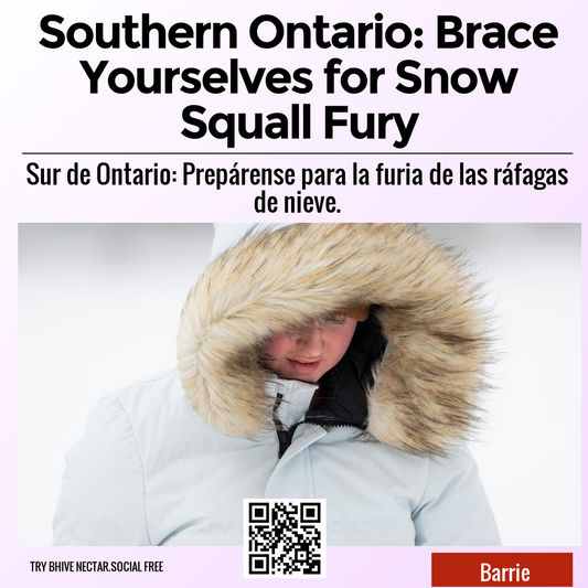 Southern Ontario: Brace Yourselves for Snow Squall Fury