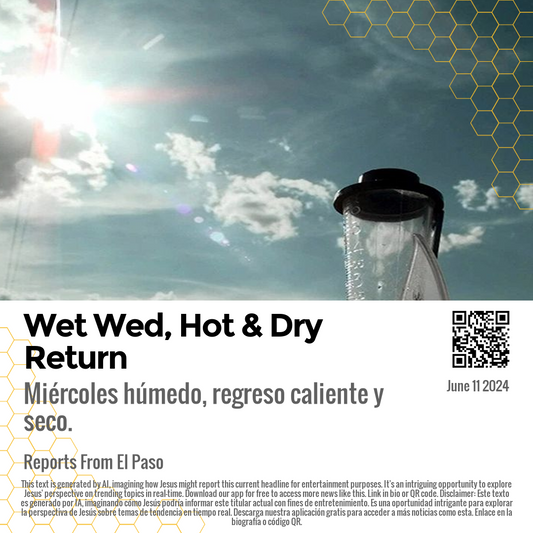 Wet Wed, Hot & Dry Return