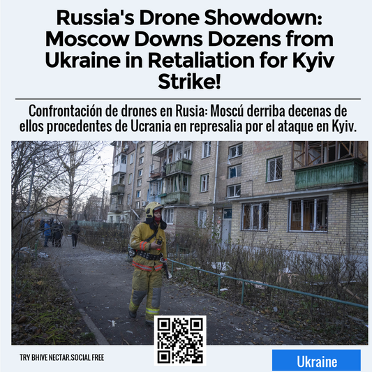 Russia's Drone Showdown: Moscow Downs Dozens from Ukraine in Retaliation for Kyiv Strike!