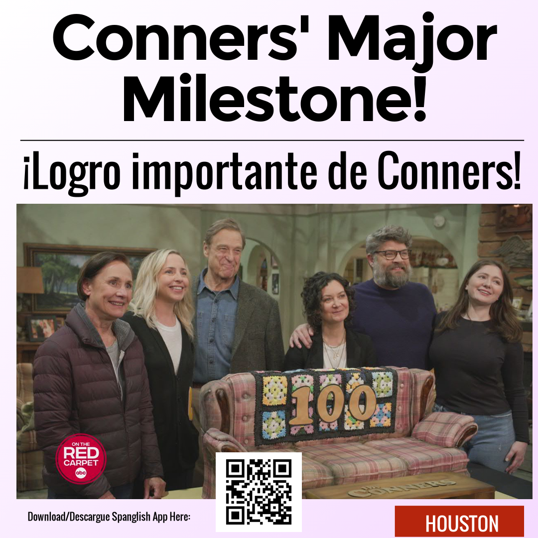 Conners' Major Milestone!