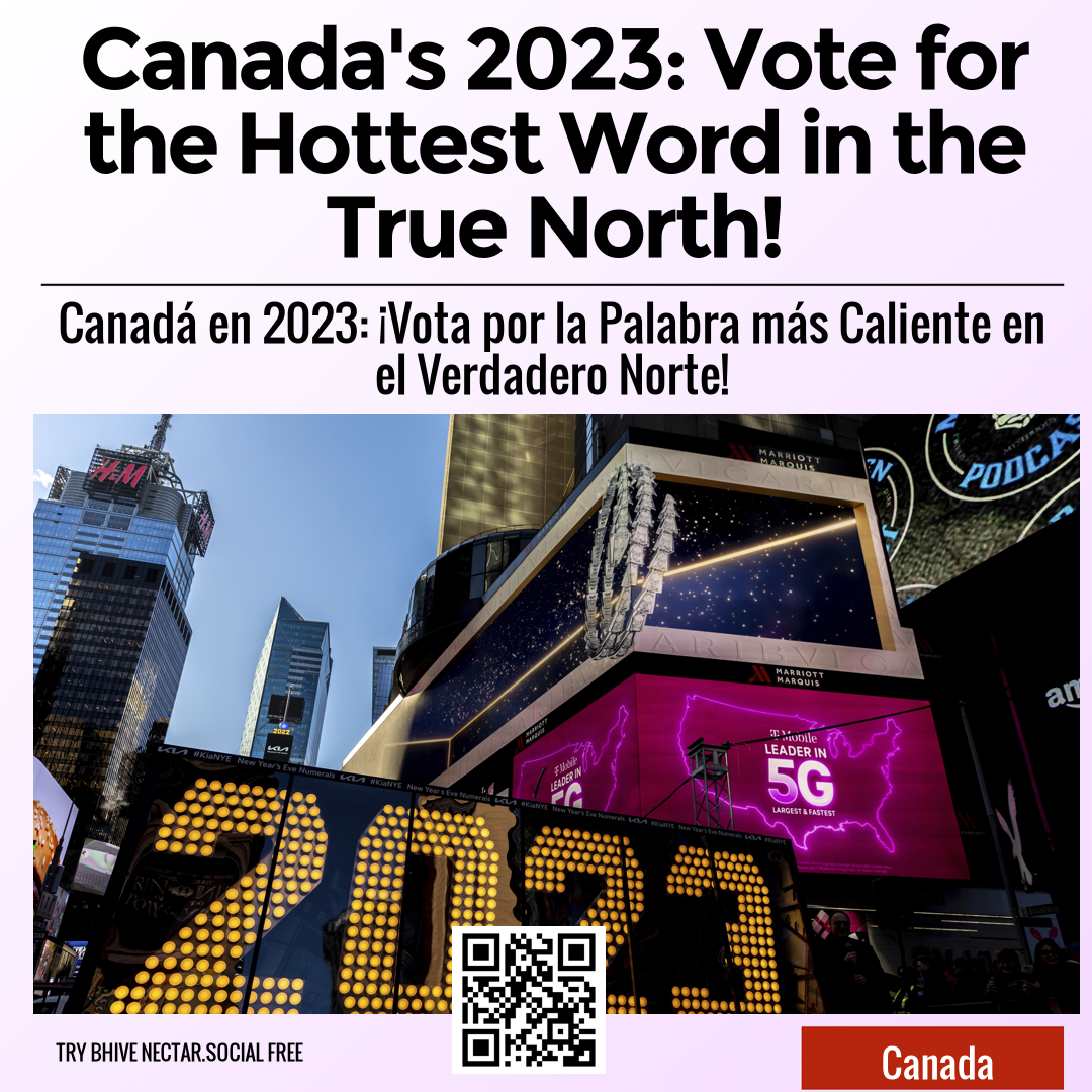 Canada's 2023: Vote for the Hottest Word in the True North!