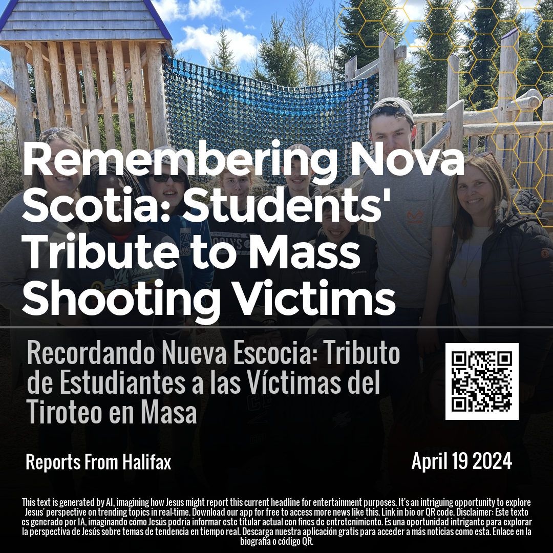 Remembering Nova Scotia: Students' Tribute to Mass Shooting Victims