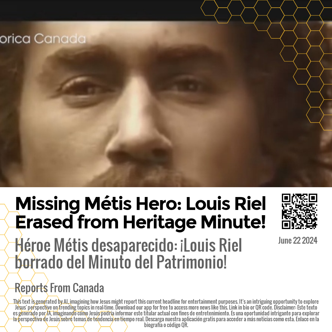 Missing Métis Hero: Louis Riel Erased from Heritage Minute! – SPANGLISH.CA