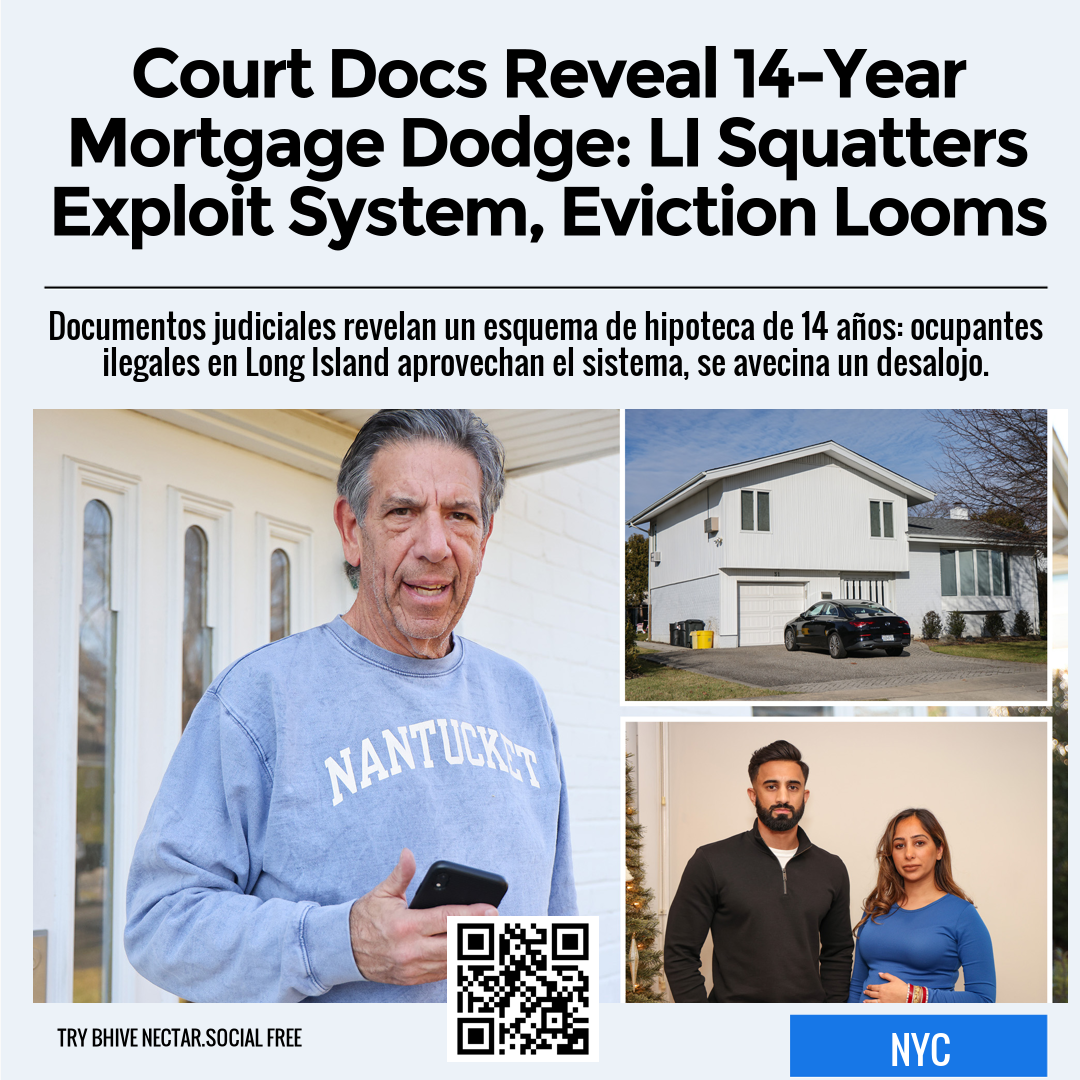 Court Docs Reveal 14-Year Mortgage Dodge: LI Squatters Exploit System, Eviction Looms