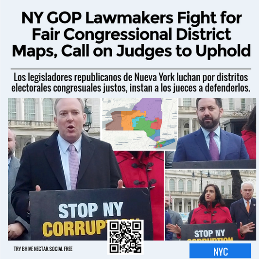 NY GOP Lawmakers Fight for Fair Congressional District Maps, Call on Judges to Uphold