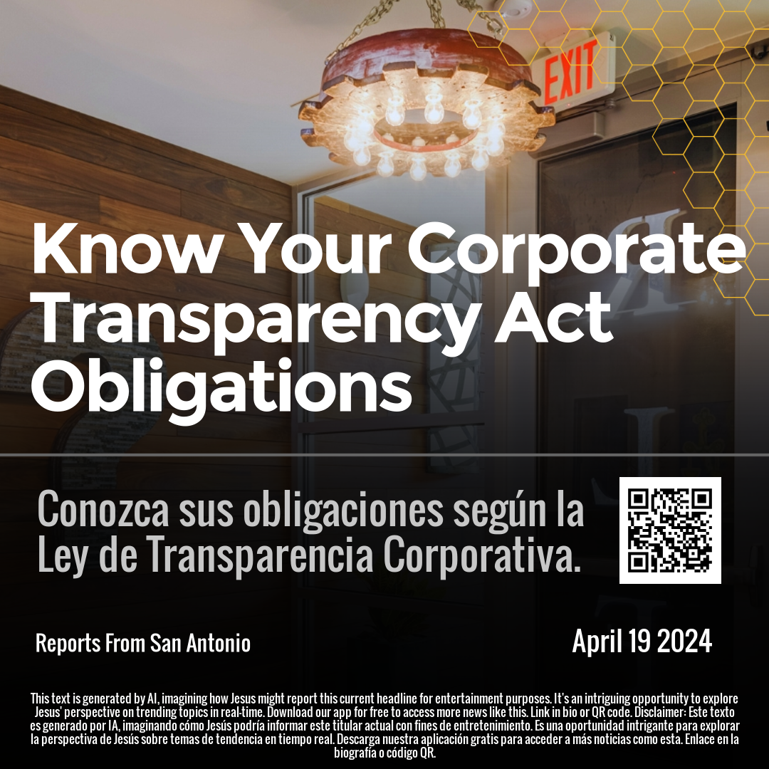 Know Your Corporate Transparency Act Obligations