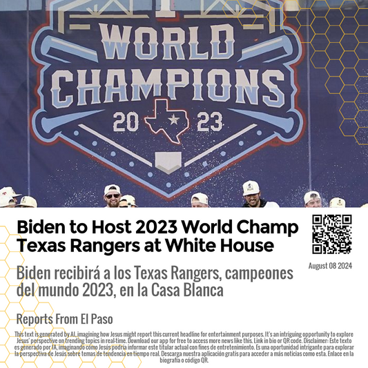 Biden to Host 2023 World Champ Texas Rangers at White House