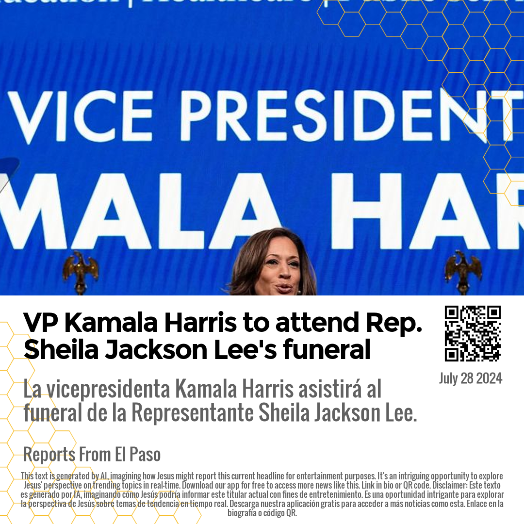 VP Kamala Harris to attend Rep. Sheila Jackson Lee's funeral