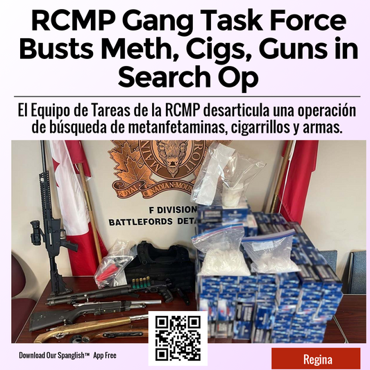 RCMP Gang Task Force Busts Meth, Cigs, Guns in Search Op