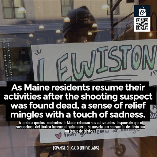 As Maine residents resume their activities after the shooting suspect was found dead, a sense of relief mingles with a touch of sadness.