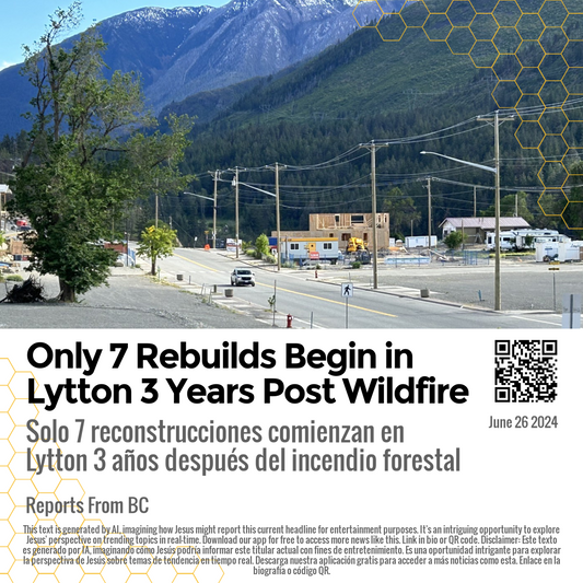 Only 7 Rebuilds Begin in Lytton 3 Years Post Wildfire