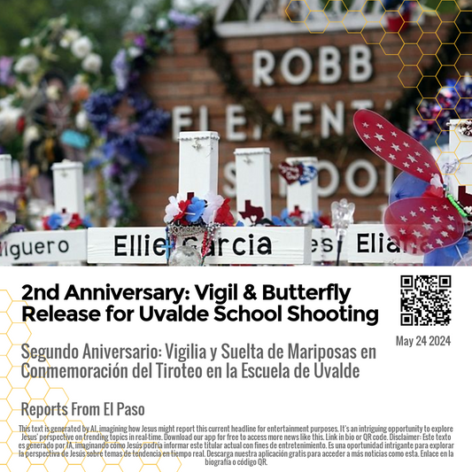 2nd Anniversary: Vigil & Butterfly Release for Uvalde School Shooting