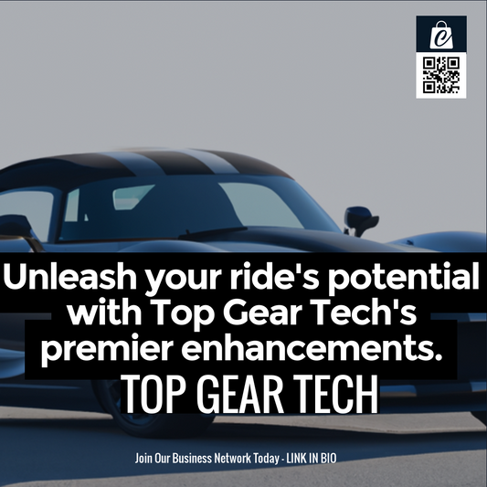 Unleash your ride's potential with Top Gear Tech's premier enhancements.