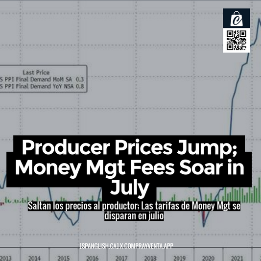 Producer Prices Jump; Money Mgt Fees Soar in July