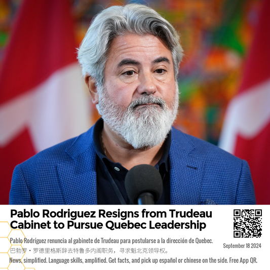 Pablo Rodriguez Resigns from Trudeau Cabinet to Pursue Quebec Leadership