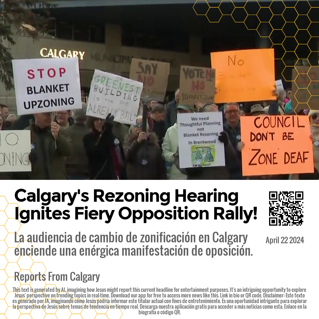 Calgary's Rezoning Hearing Ignites Fiery Opposition Rally!