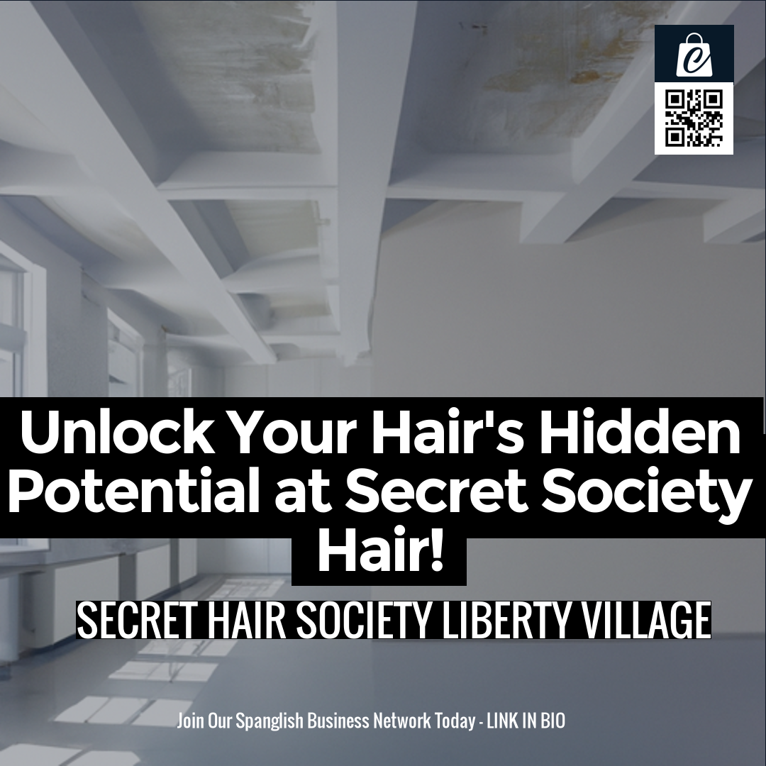 Unlock Your Hair's Hidden Potential at Secret Society Hair!