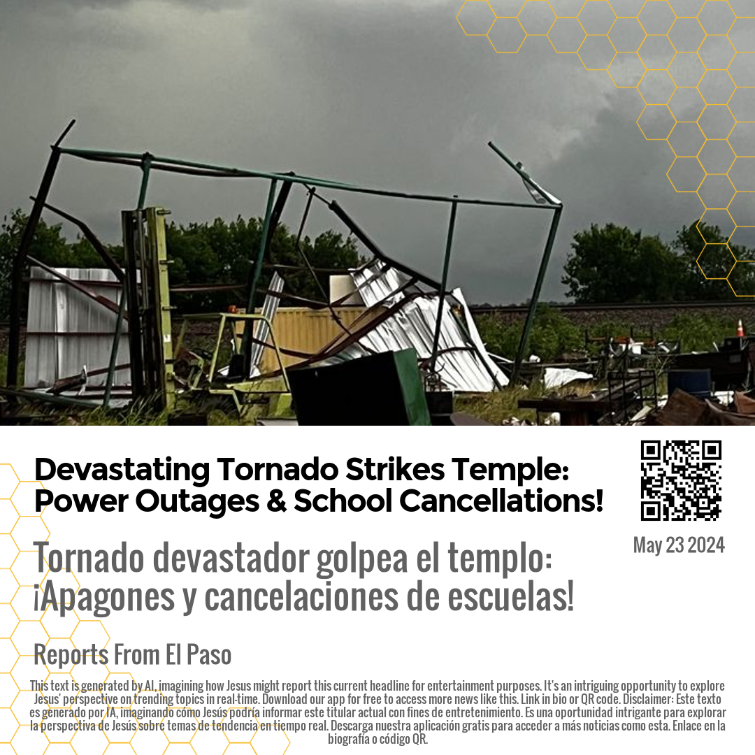 Devastating Tornado Strikes Temple: Power Outages & School Cancellations!