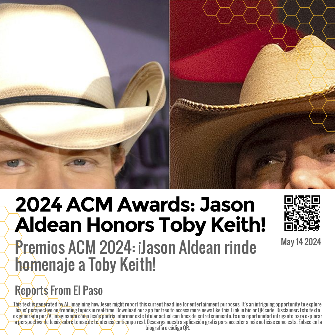 2024 ACM Awards: Jason Aldean Honors Toby Keith!