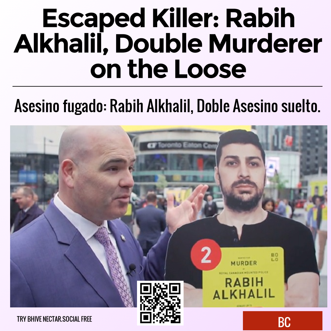 Escaped Killer: Rabih Alkhalil, Double Murderer on the Loose