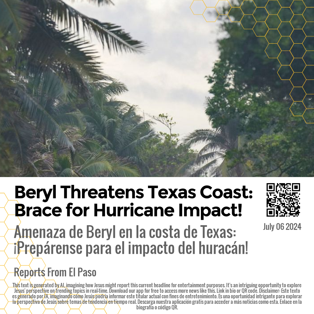 Beryl Threatens Texas Coast: Brace for Hurricane Impact!