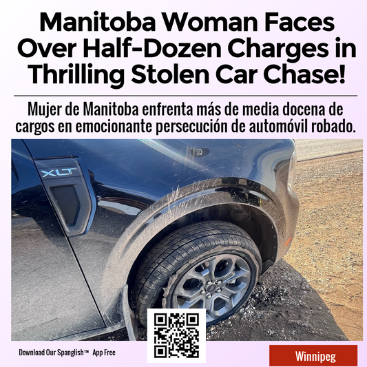 Manitoba Woman Faces Over Half-Dozen Charges in Thrilling Stolen Car Chase!