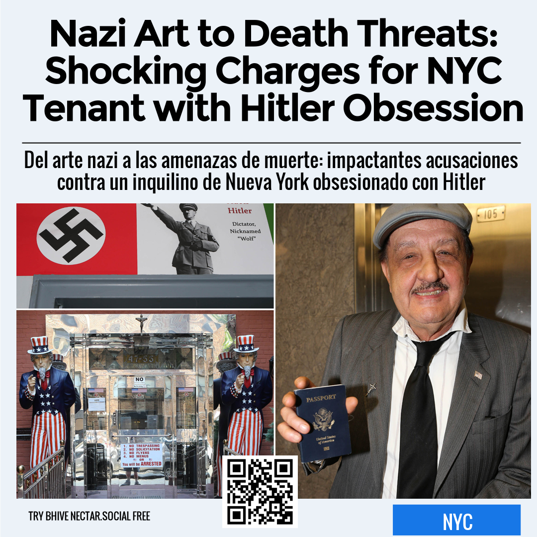 Nazi Art to Death Threats: Shocking Charges for NYC Tenant with Hitler Obsession