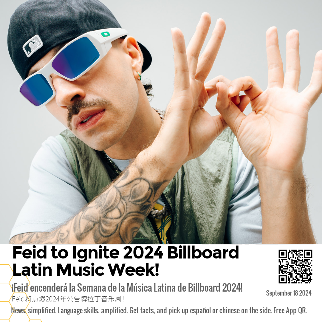 Feid to Ignite 2024 Billboard Latin Music Week!