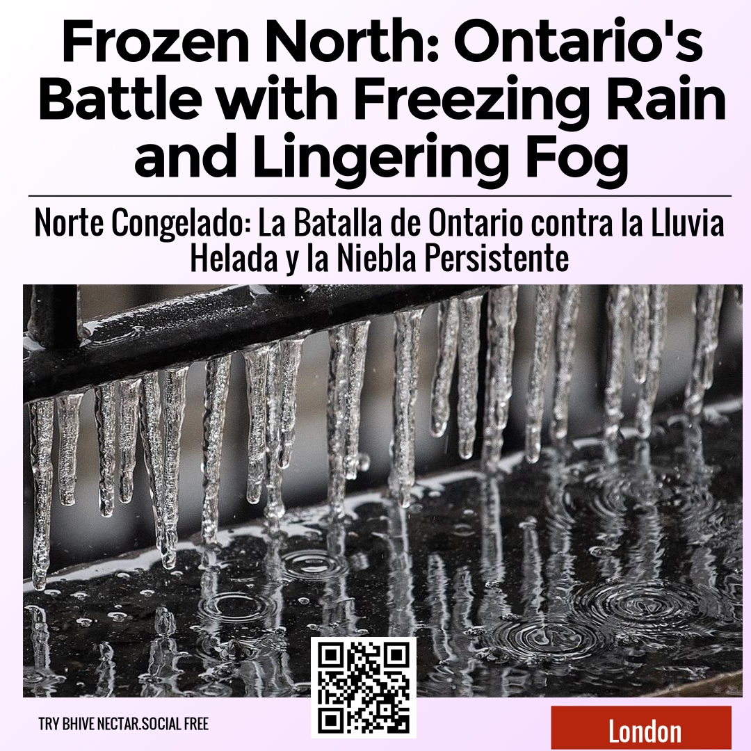 Frozen North: Ontario's Battle with Freezing Rain and Lingering Fog