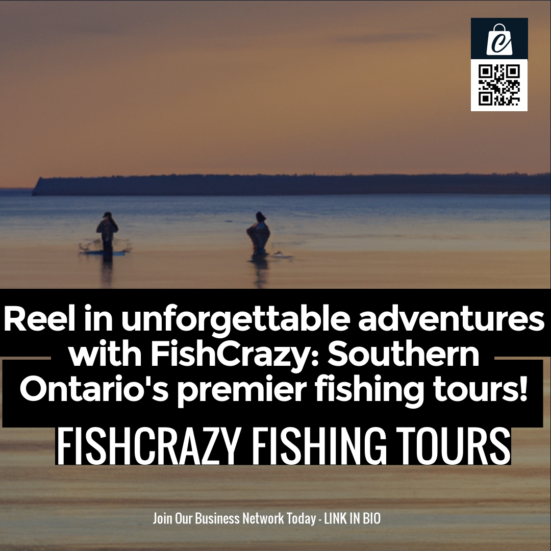 Reel in unforgettable adventures with FishCrazy: Southern Ontario's premier fishing tours!