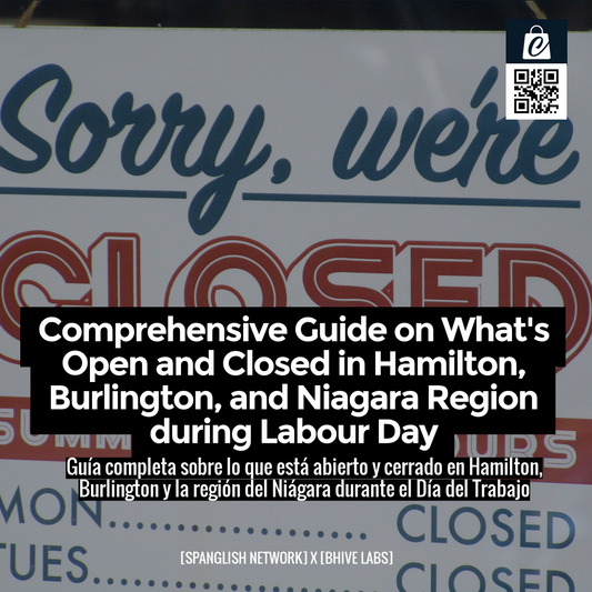 Comprehensive Guide on What's Open and Closed in Hamilton, Burlington, and Niagara Region during Labour Day