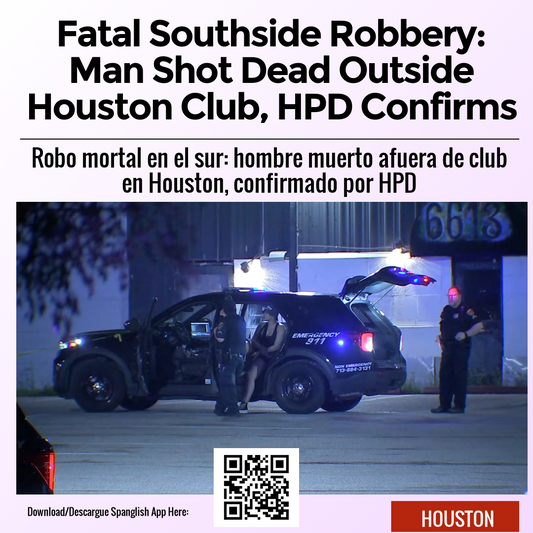 Fatal Southside Robbery: Man Shot Dead Outside Houston Club, HPD Confirms